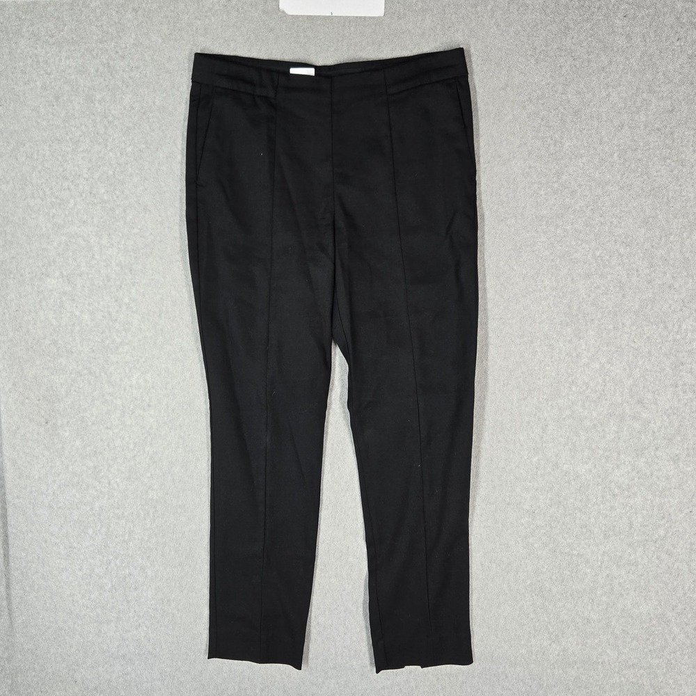 J Jill Women Pants 8 Black Ankle Essential Slim 29" Inseam Stretch